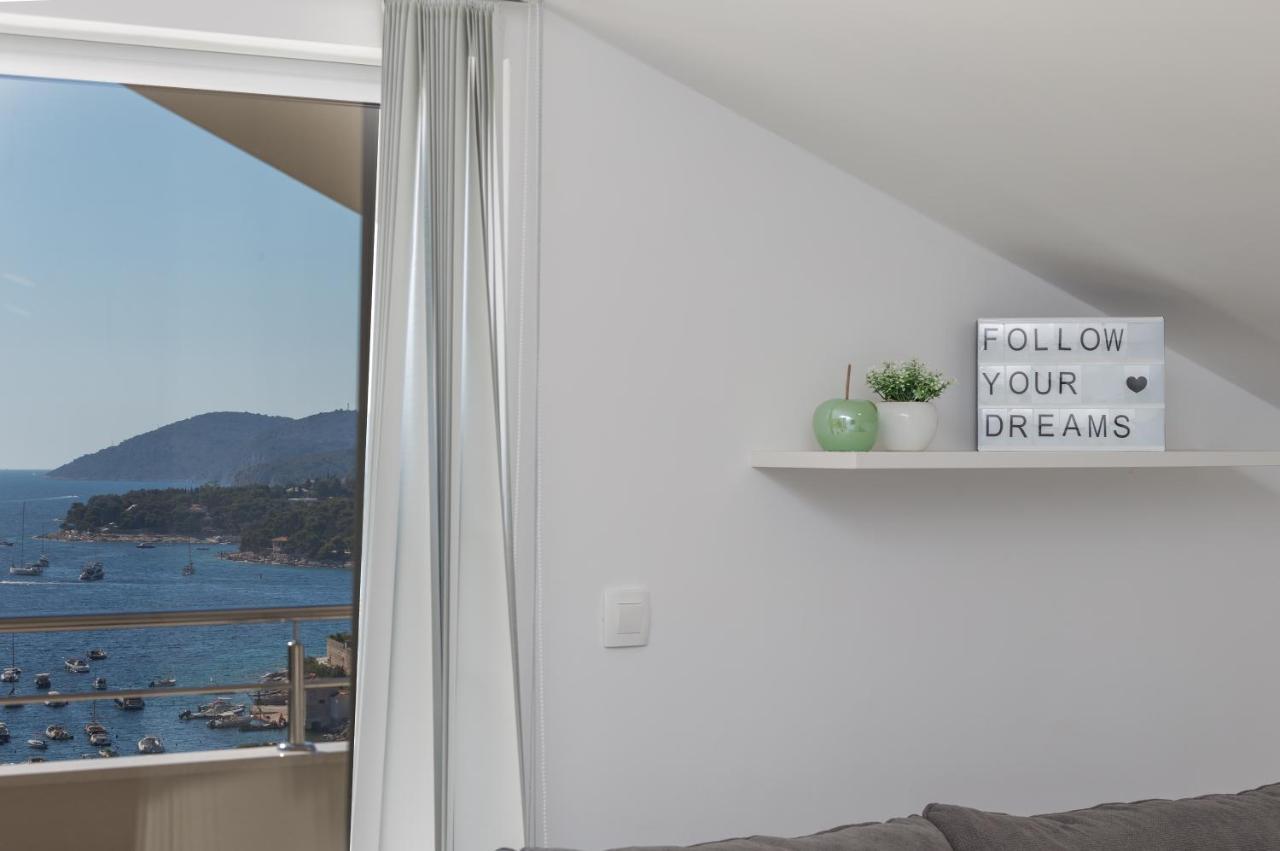 Apartmán Golden View Penthouse Hvar Town Exteriér fotografie
